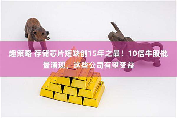 趣策略 存储芯片短缺创15年之最！10倍牛股批量涌现，这些公司有望受益